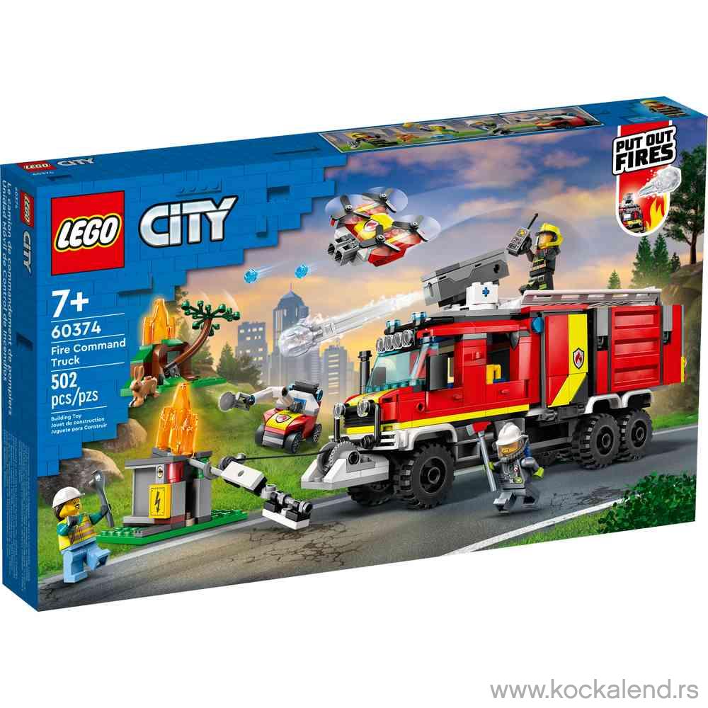 LEGO CITY FIRE COMMAND TRUCK 