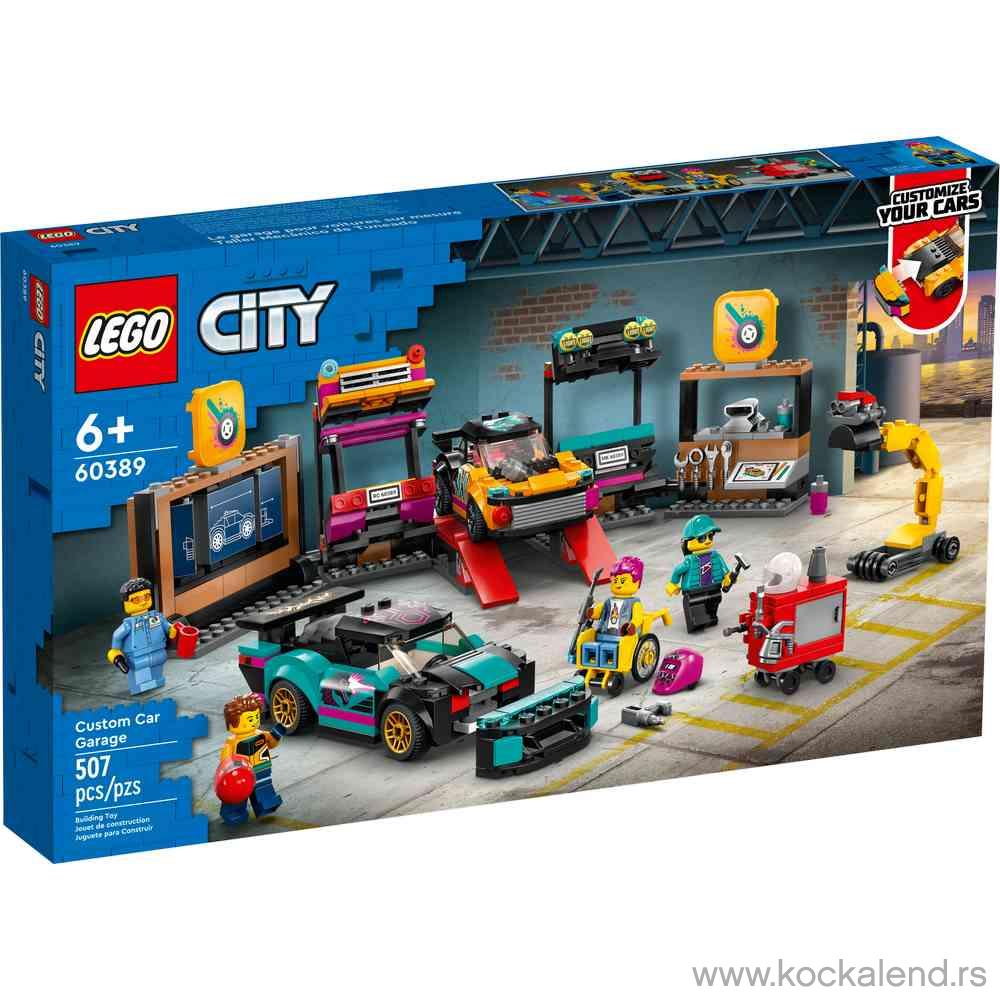 LEGO CITY CUSTOM CAR GARAGE 