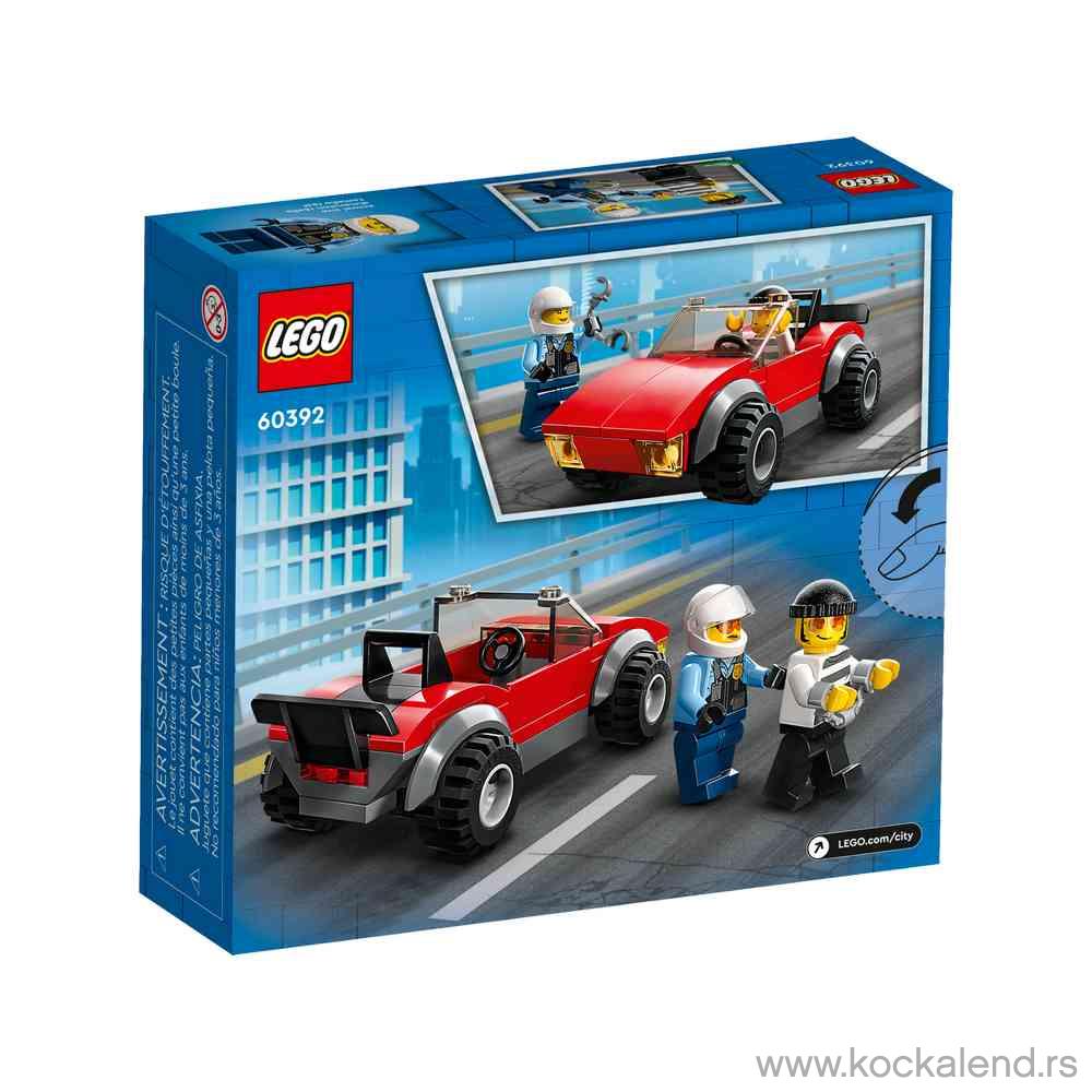 LEGO CITY POLICE BIKE CAR CHASE 