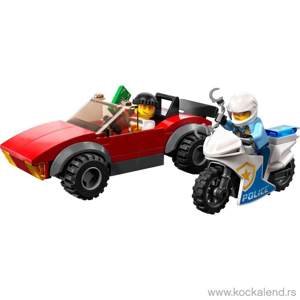 LEGO CITY POLICE BIKE CAR CHASE 