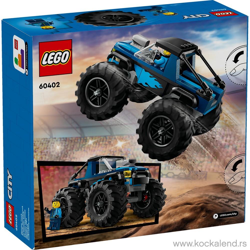 LEGO CITY GREAT VEHICLES BLUE MONSTER TRUCK 