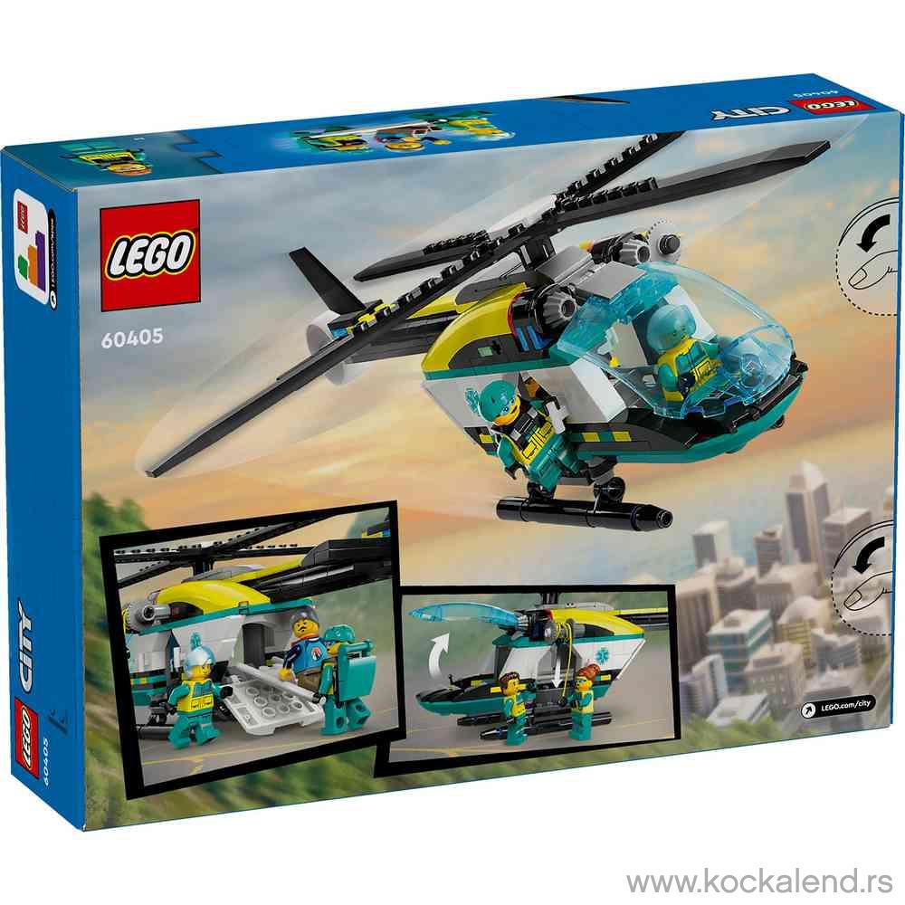 LEGO CITY GREAT VEHICLES EMERGENCY RESCUE HELICOPTER 