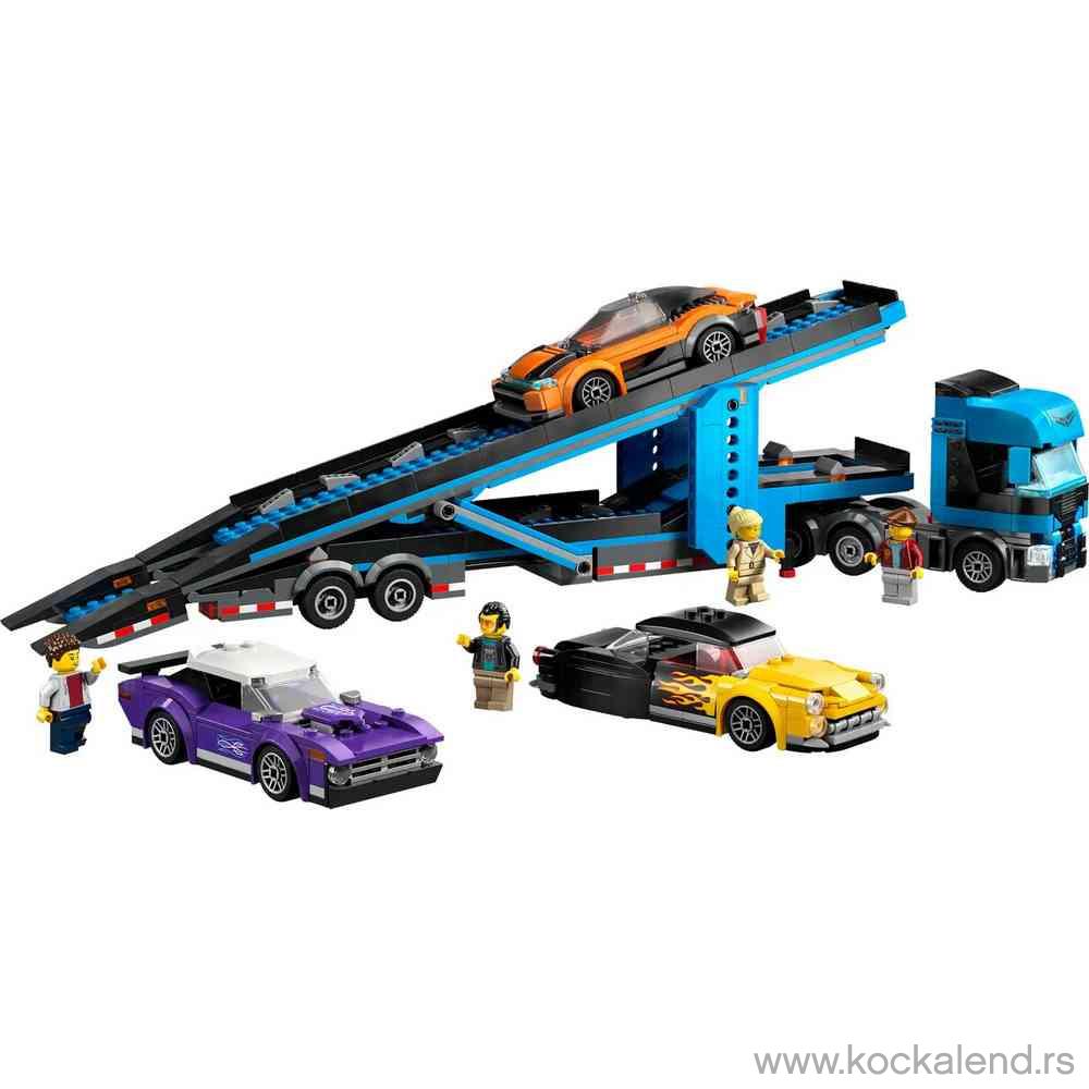 LEGO CITY CAR TRANSPORTER TRUCK WITH S