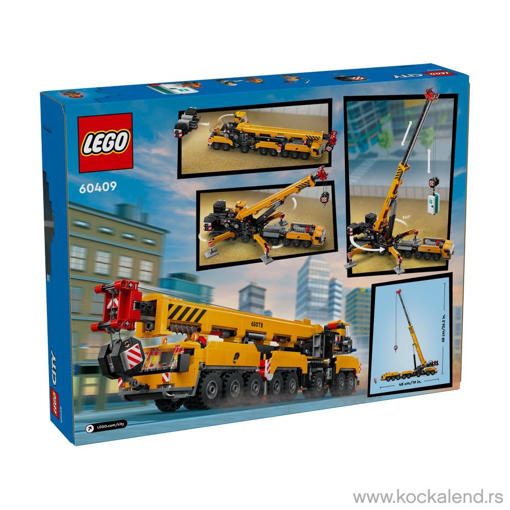 LEGO CITY YELLOW MOBILE CONSTRUCTION C 