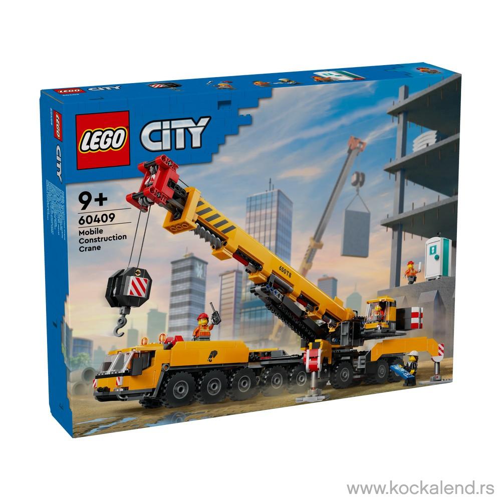 LEGO CITY YELLOW MOBILE CONSTRUCTION C 