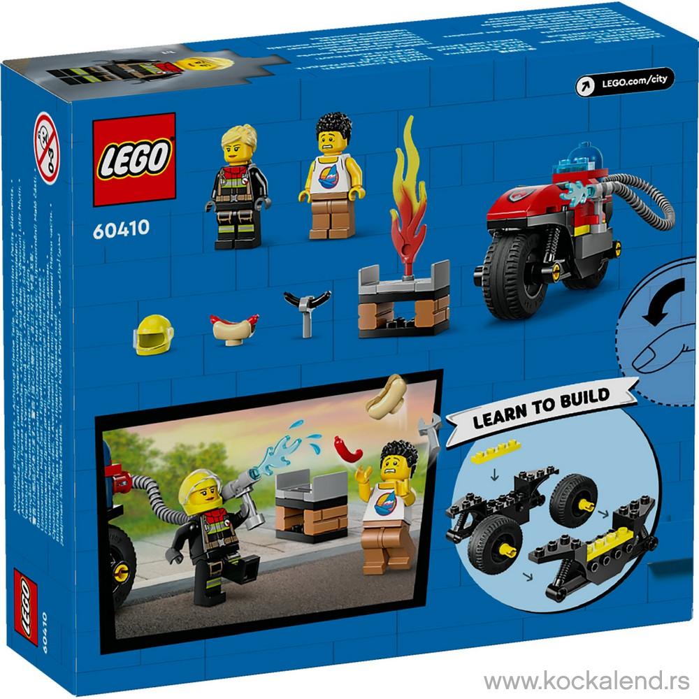 LEGO CITY FIRE FIRE RESCUE MOTORCYCLE 