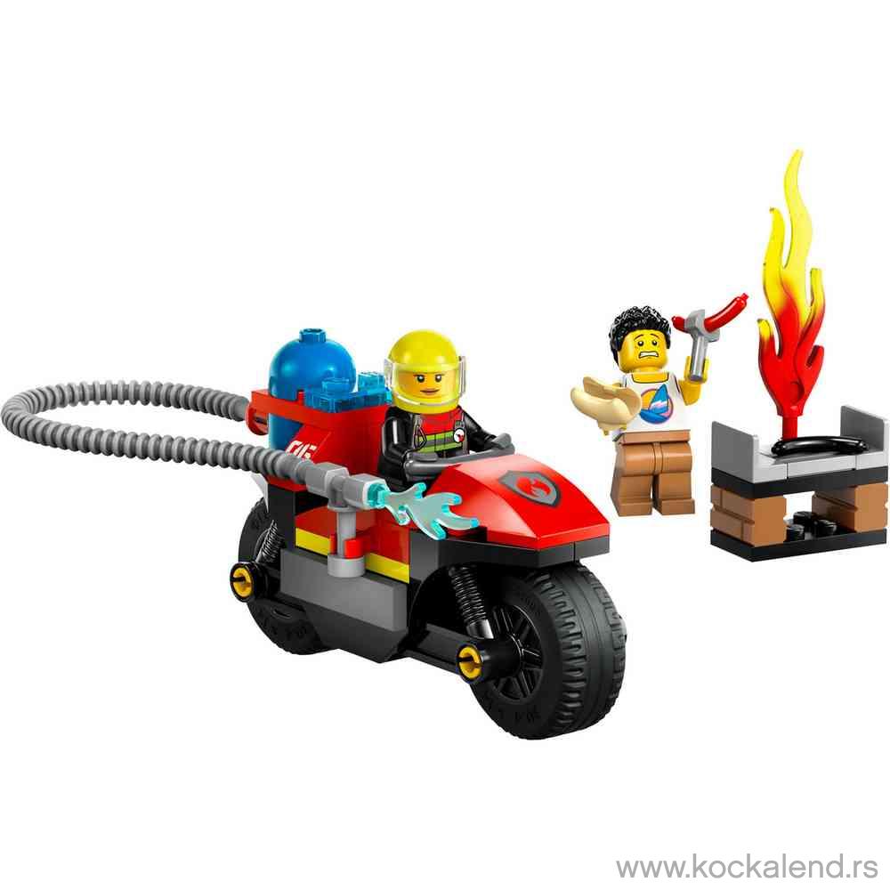 LEGO CITY FIRE FIRE RESCUE MOTORCYCLE 