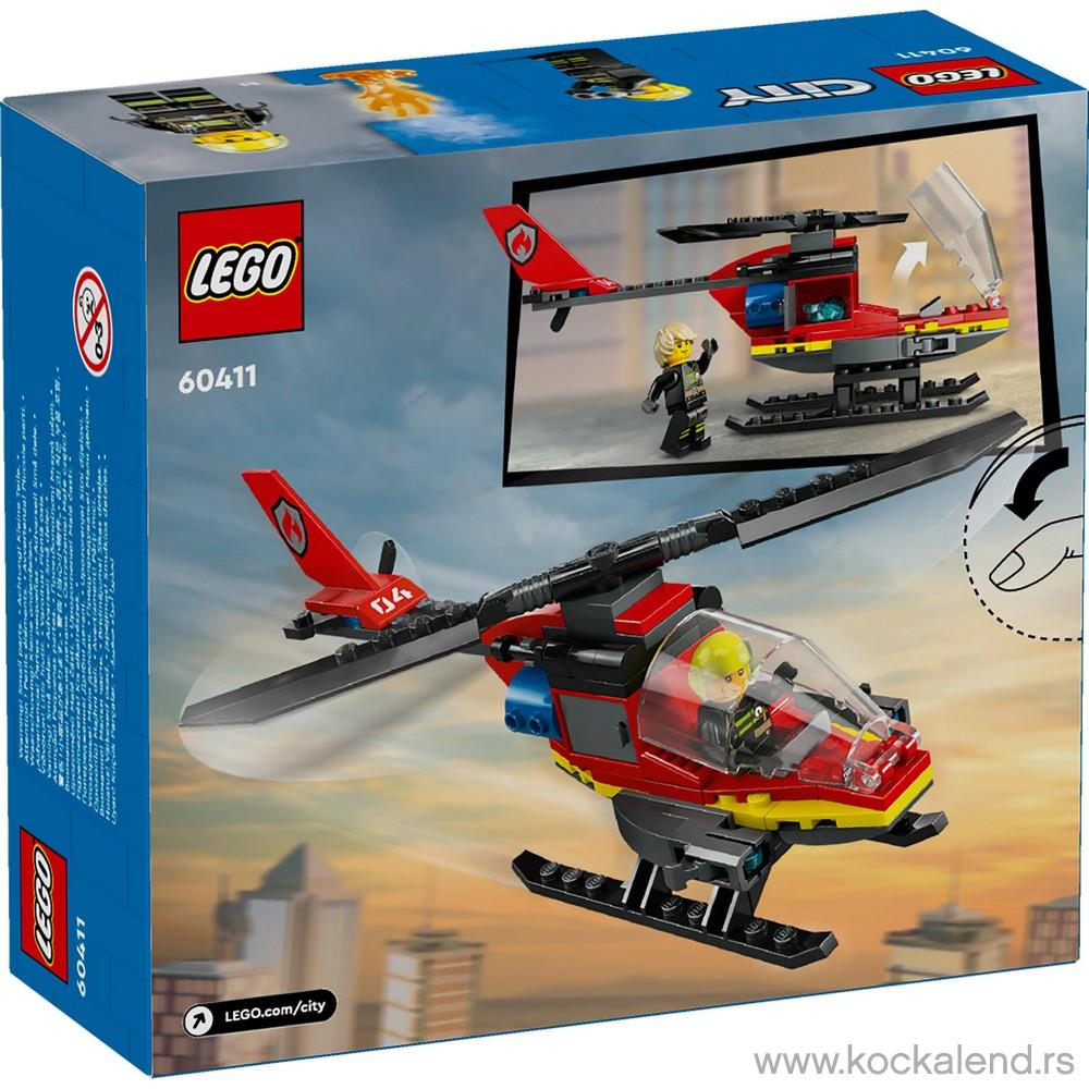 LEGO CITY FIRE FIRE RESCUE HELICOPTER 