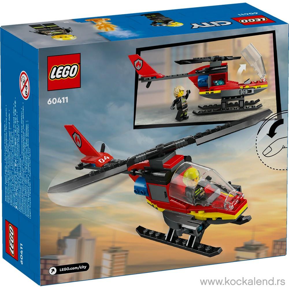 LEGO CITY FIRE FIRE RESCUE HELICOPTER