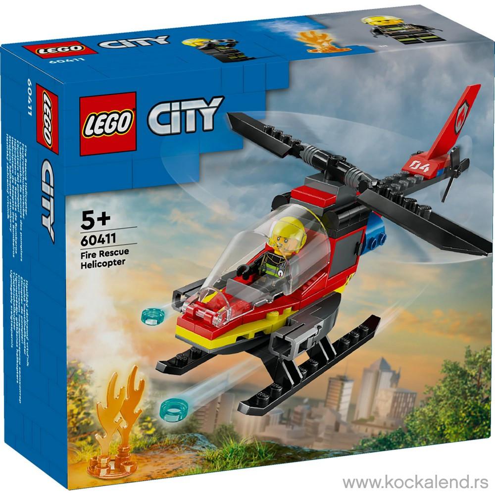LEGO CITY FIRE FIRE RESCUE HELICOPTER