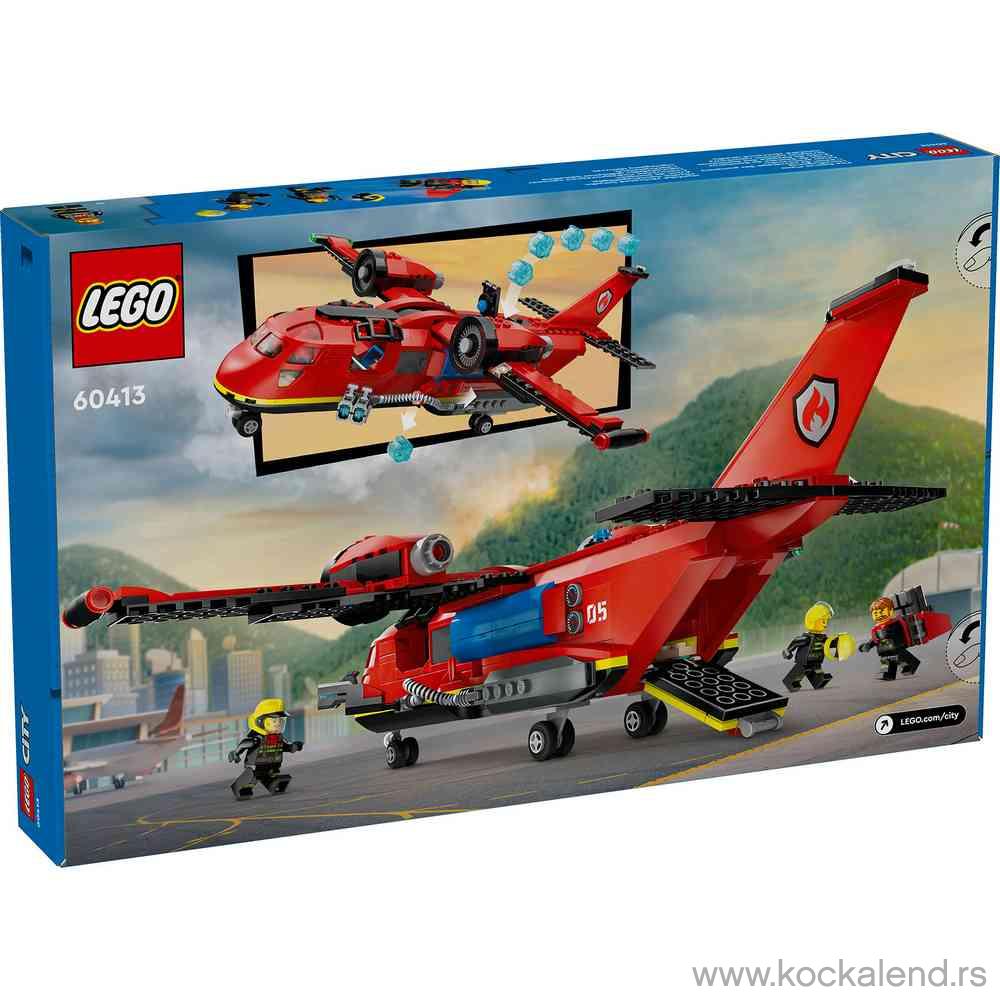 LEGO CITY FIRE FIRE RESCUE PLANE 