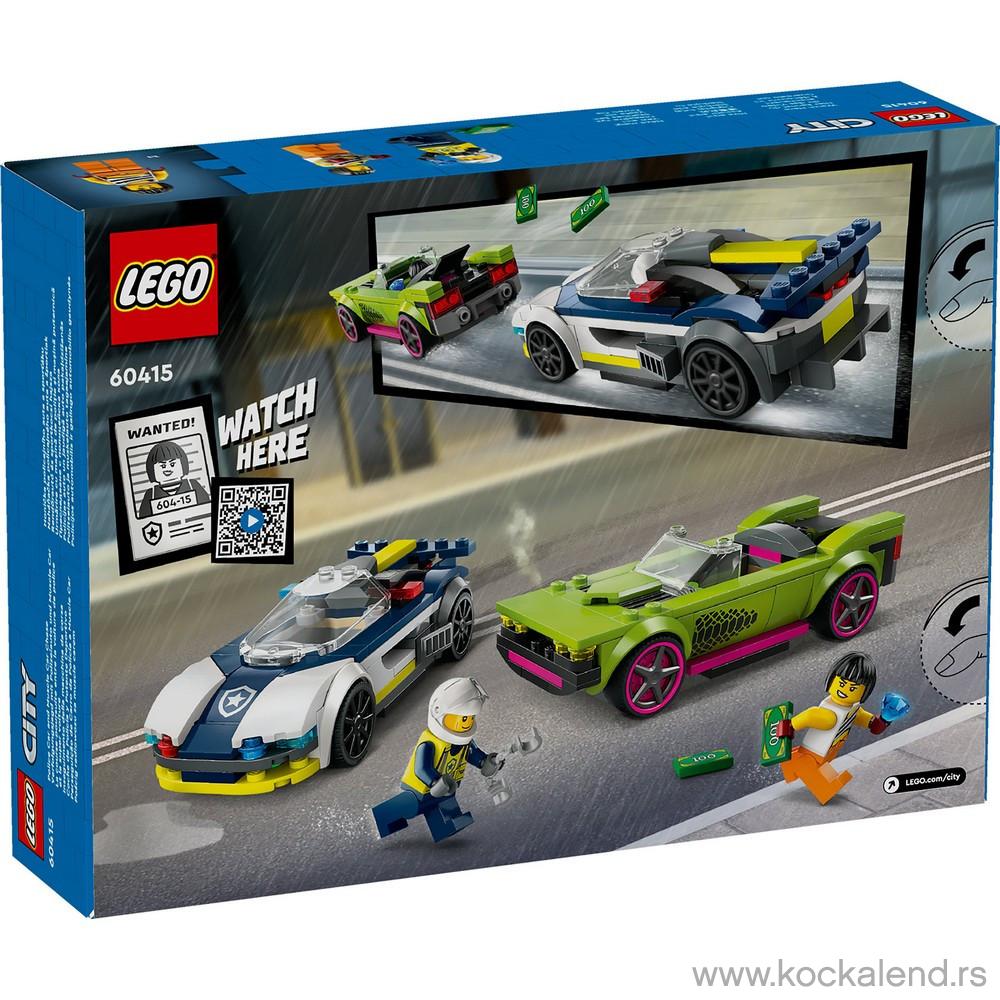 LEGO CITY POLICE POLICE CAR AND MUSCLE CAR CHASE