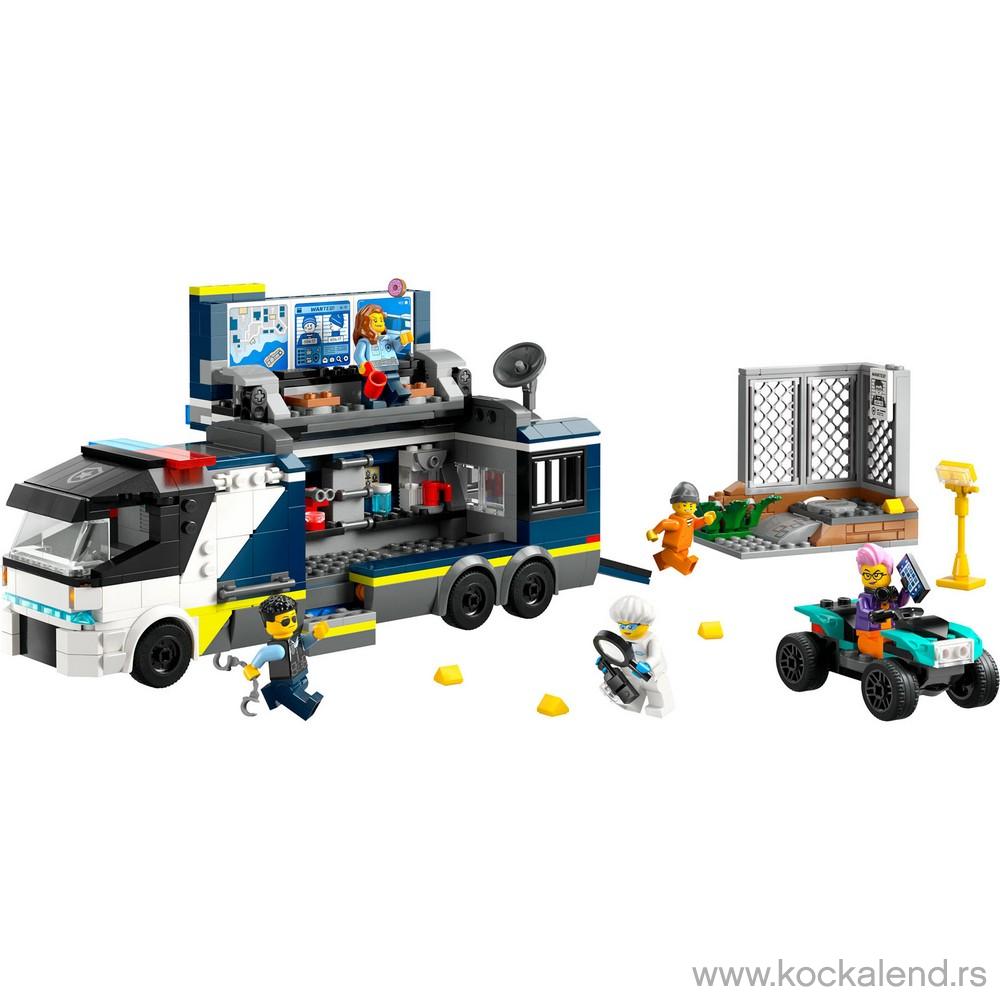 LEGO CITY POLICE POLICE MOBILE CRIME LAB TRUCK 