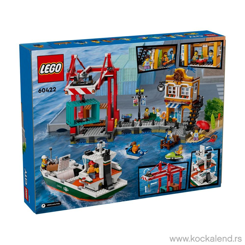 LEGO CITY SEASIDE HARBOR WITH CARGO SHIP 