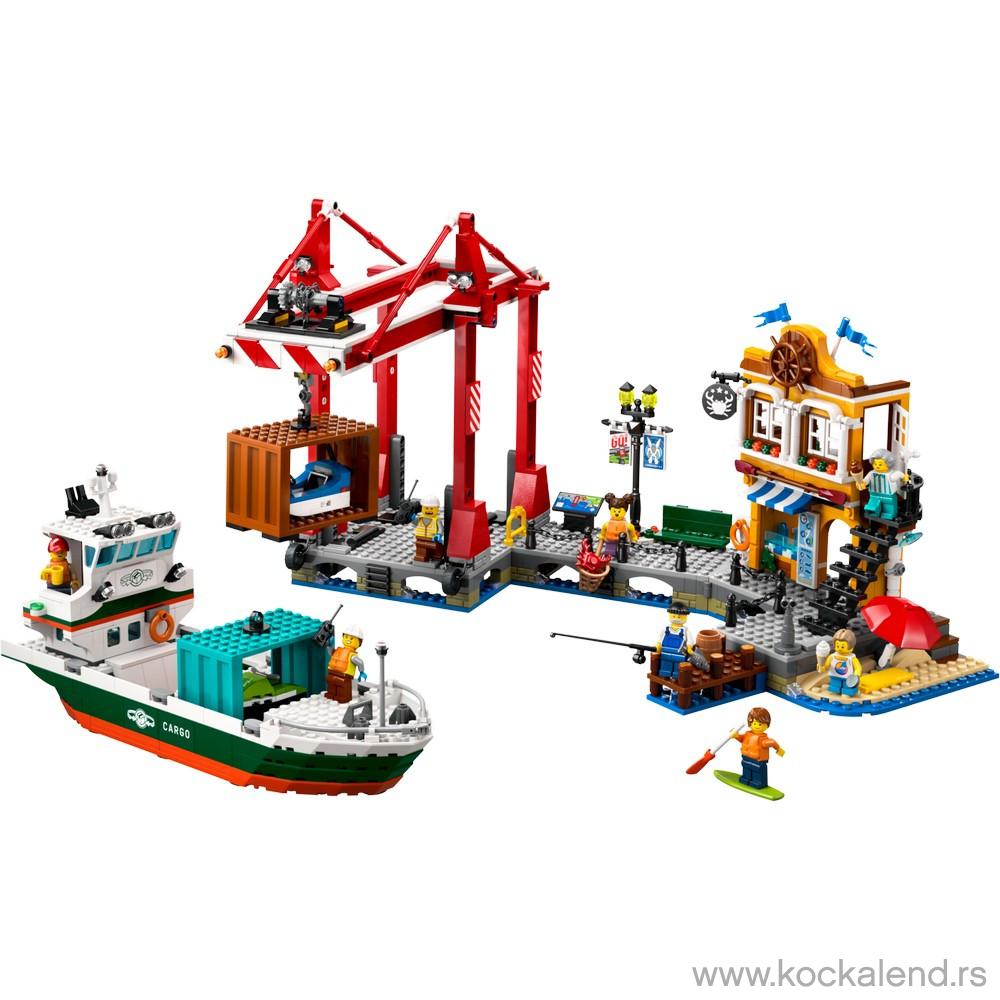 LEGO CITY SEASIDE HARBOR WITH CARGO SHIP 