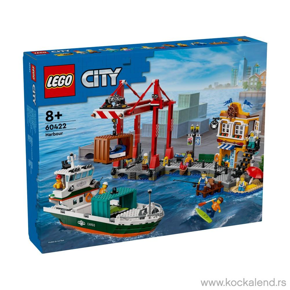 LEGO CITY SEASIDE HARBOR WITH CARGO SHIP 