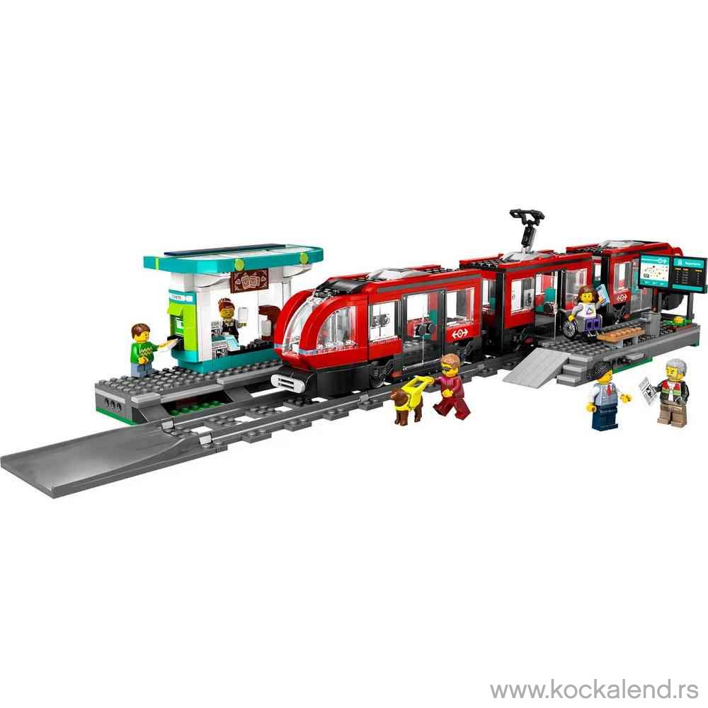 LEGO LEGO CITY DOWNTOWN STREETCAR AND STATION 