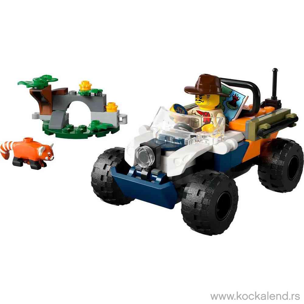 LEGO CITY JUNGLE EXPLORER ATV RED PAND 