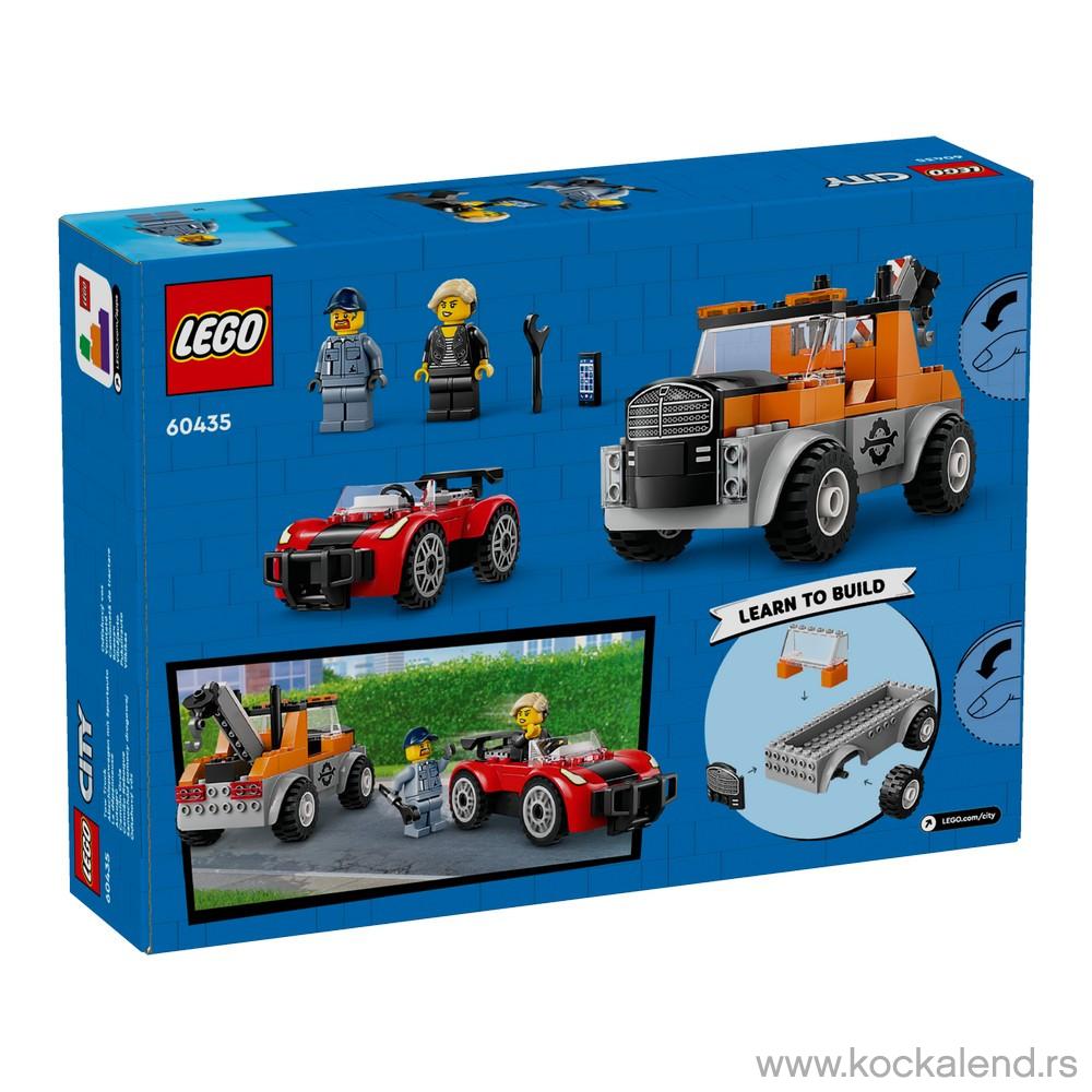 LEGO CITY TOW TRUCK AND SPORTS CAR REP 