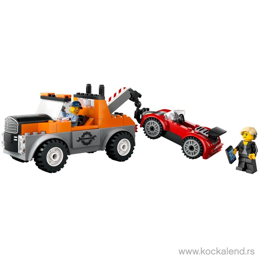 LEGO CITY TOW TRUCK AND SPORTS CAR REP 