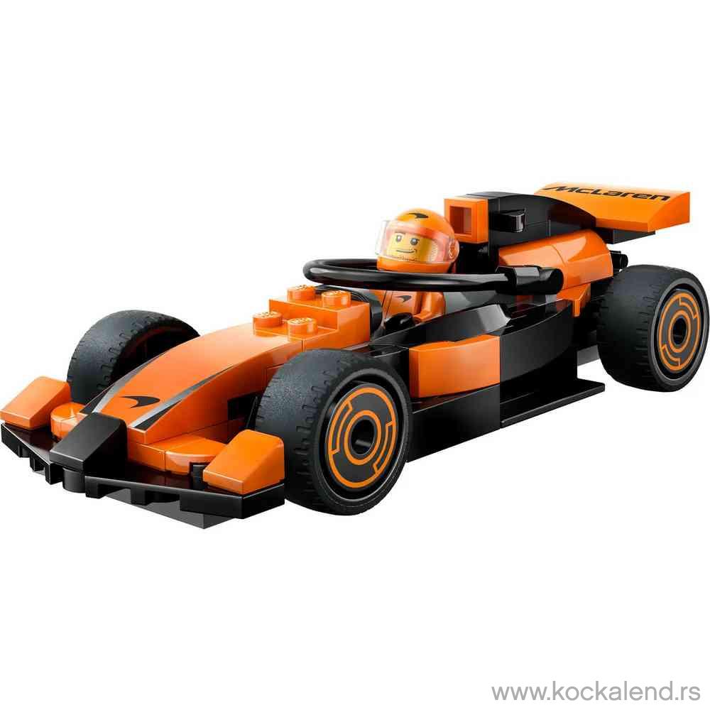 LEGO CITY F1 DRIVER WITH MCLAREN RACE CAR