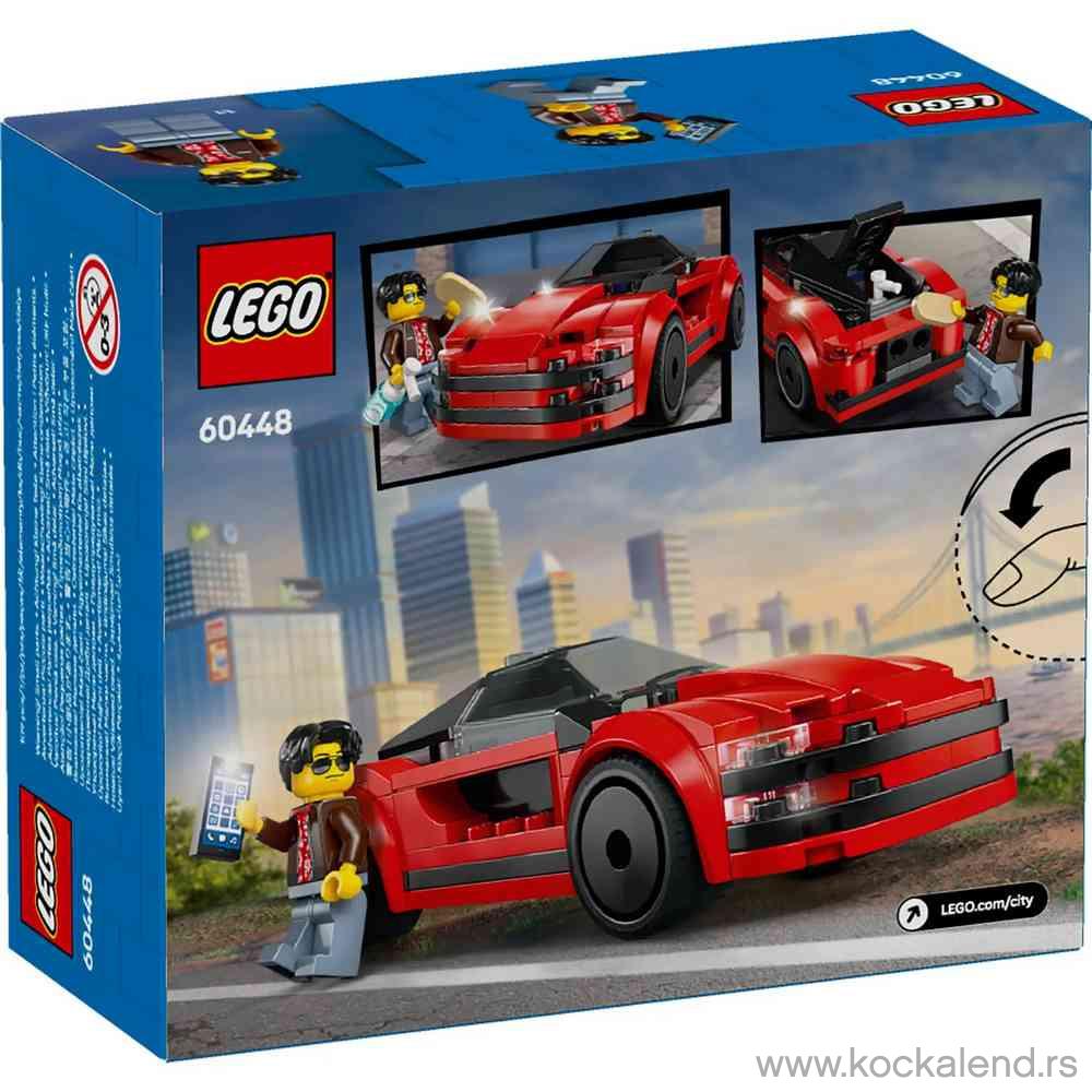 LEGO CITY RED SPORTS CAR 