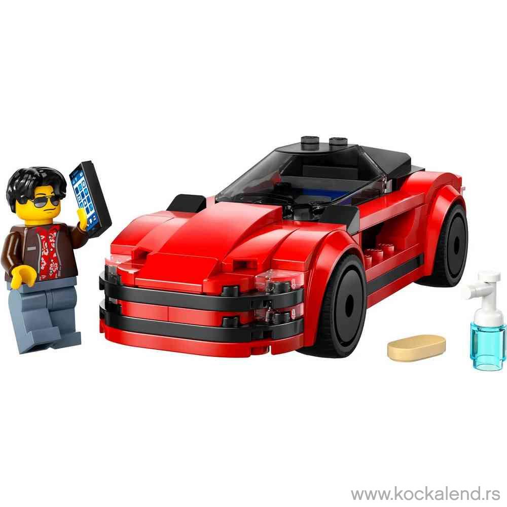 LEGO CITY RED SPORTS CAR 