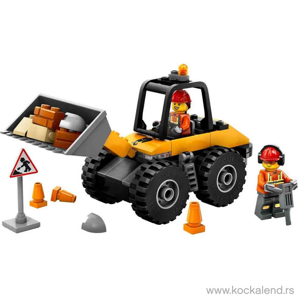 LEGO CITY YELLOW CONSTRUCTION WHEEL LOADER 