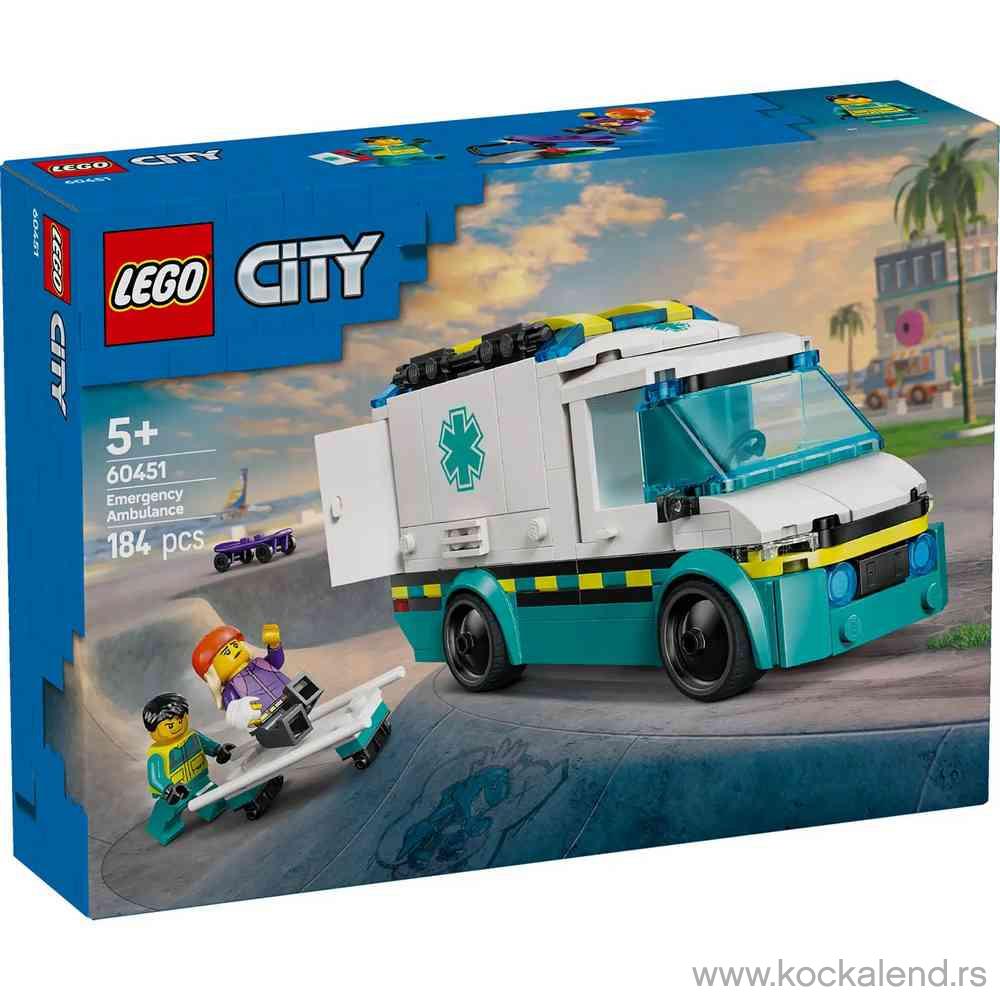 LEGO CITY EMERGENCY AMBULANCE
