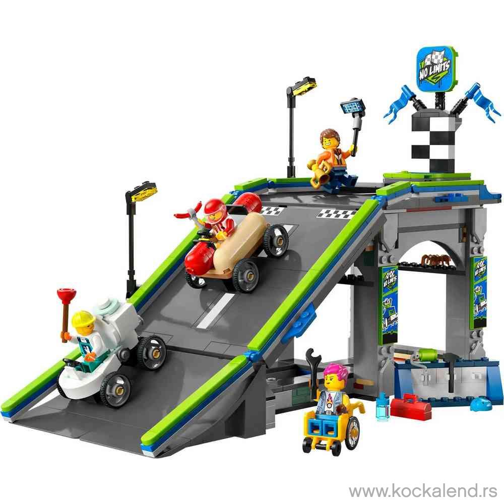 LEGO CITY NO LIMITS  RACE CAR RAMP TRACK 