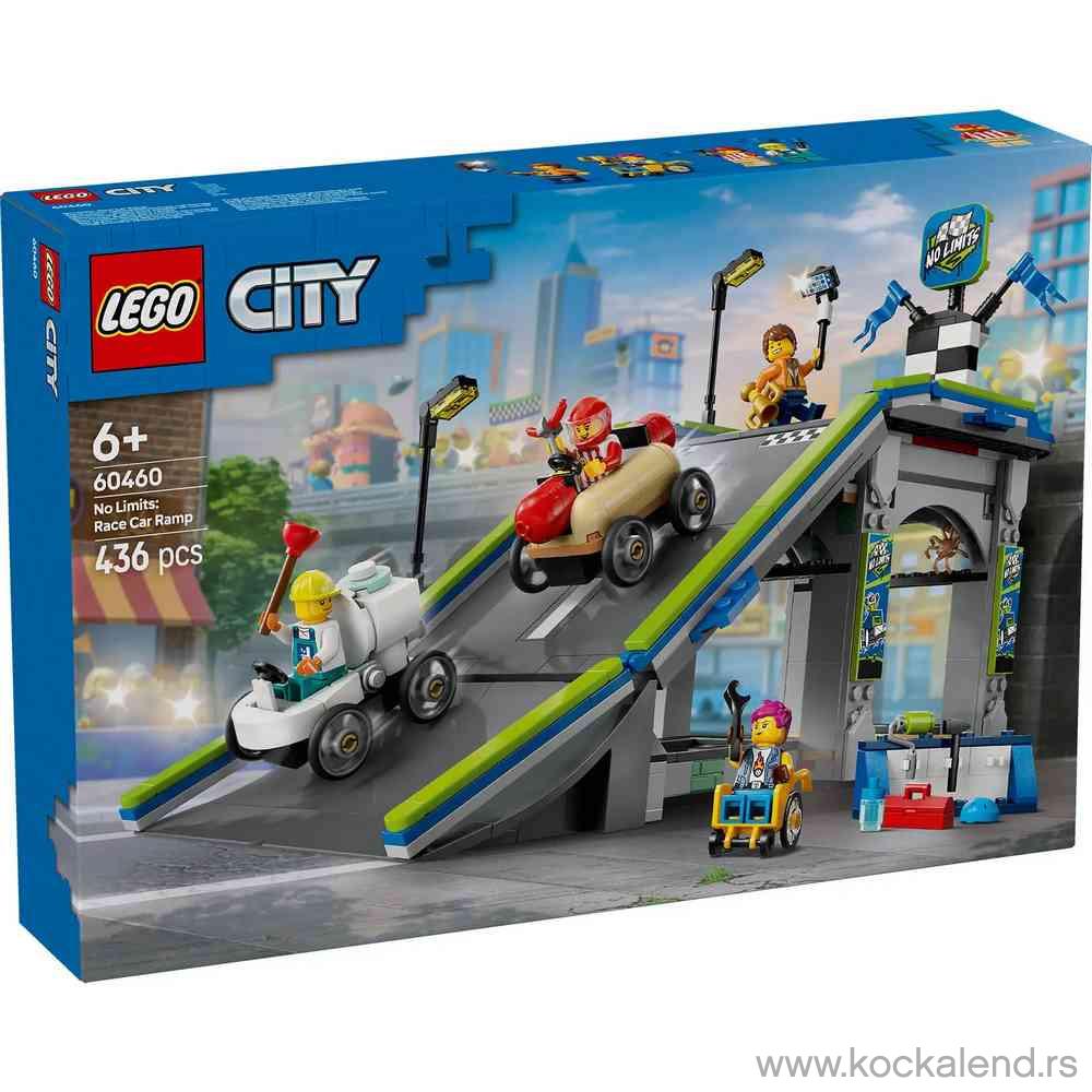 LEGO CITY NO LIMITS  RACE CAR RAMP TRACK 