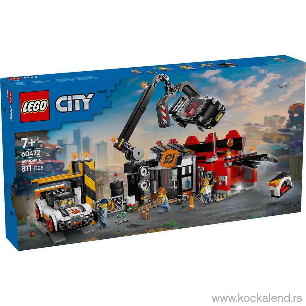 LEGO CITY SCRAPYARD WITH CARS 