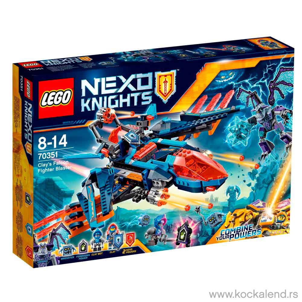 LEGO NEXO KNIGHTS CLAY'S FALCON FIGHTER BLASTER 