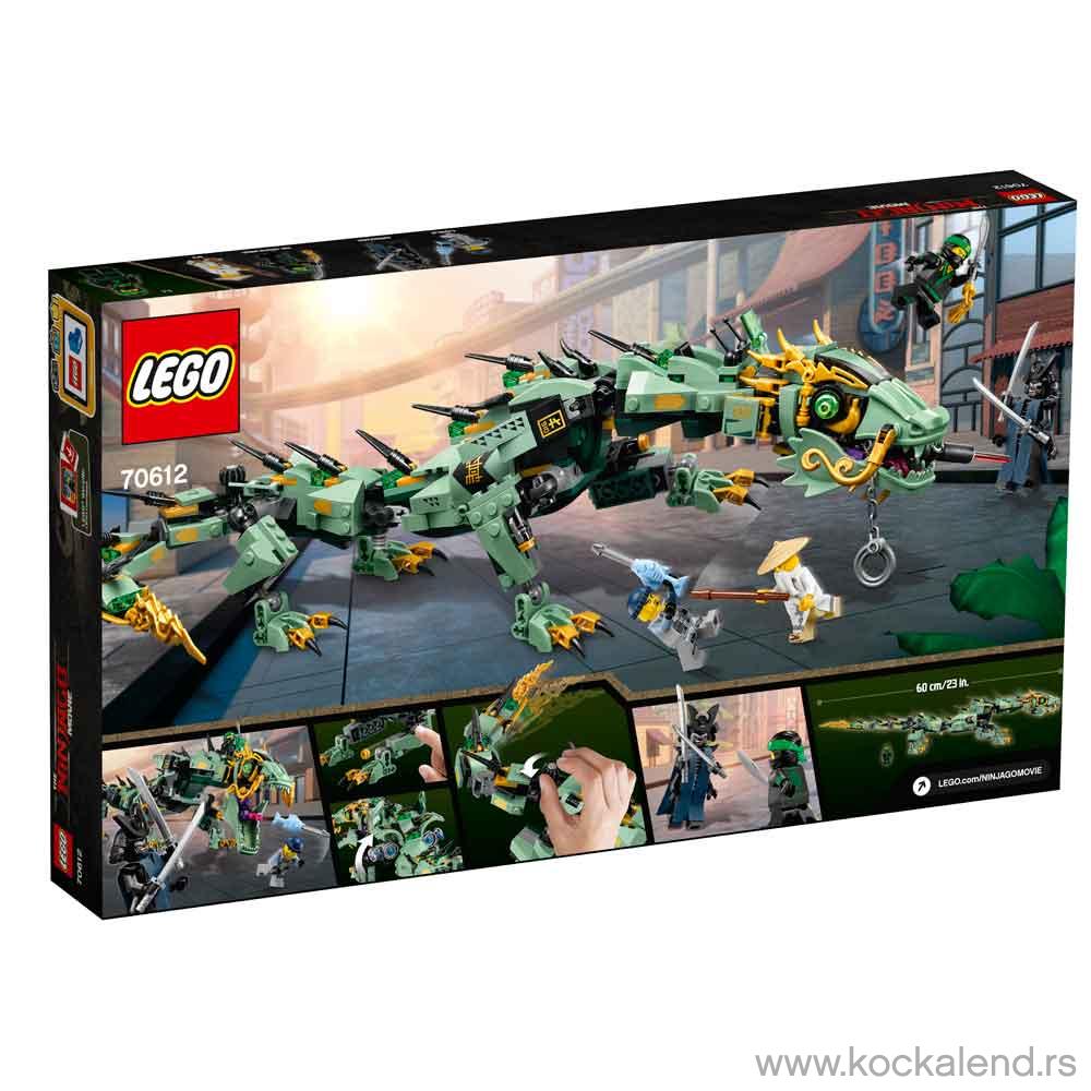 Lego ninjago movie green sales dragon