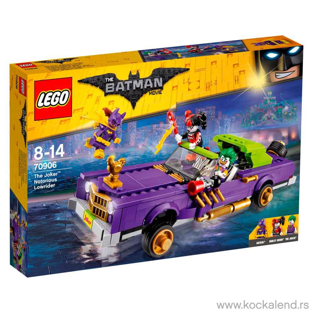 LEGO BATMAN MOVIE THE JOKER NOTORIOUS LOWRIDER 