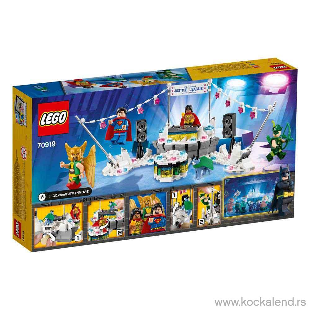 LEGO BATMAN MOVIE The Justice League Anniversary Party 