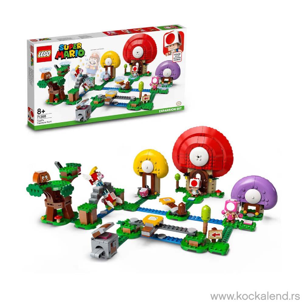 LEGO SUPER MARIO TOAD S TREASURE HUNT EXPANSION SET 