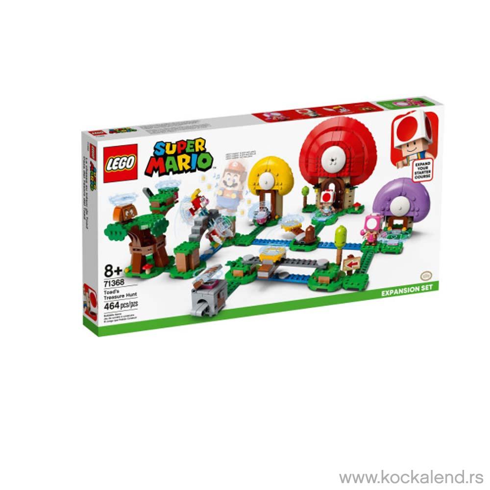 LEGO SUPER MARIO TOAD S TREASURE HUNT EXPANSION SET 