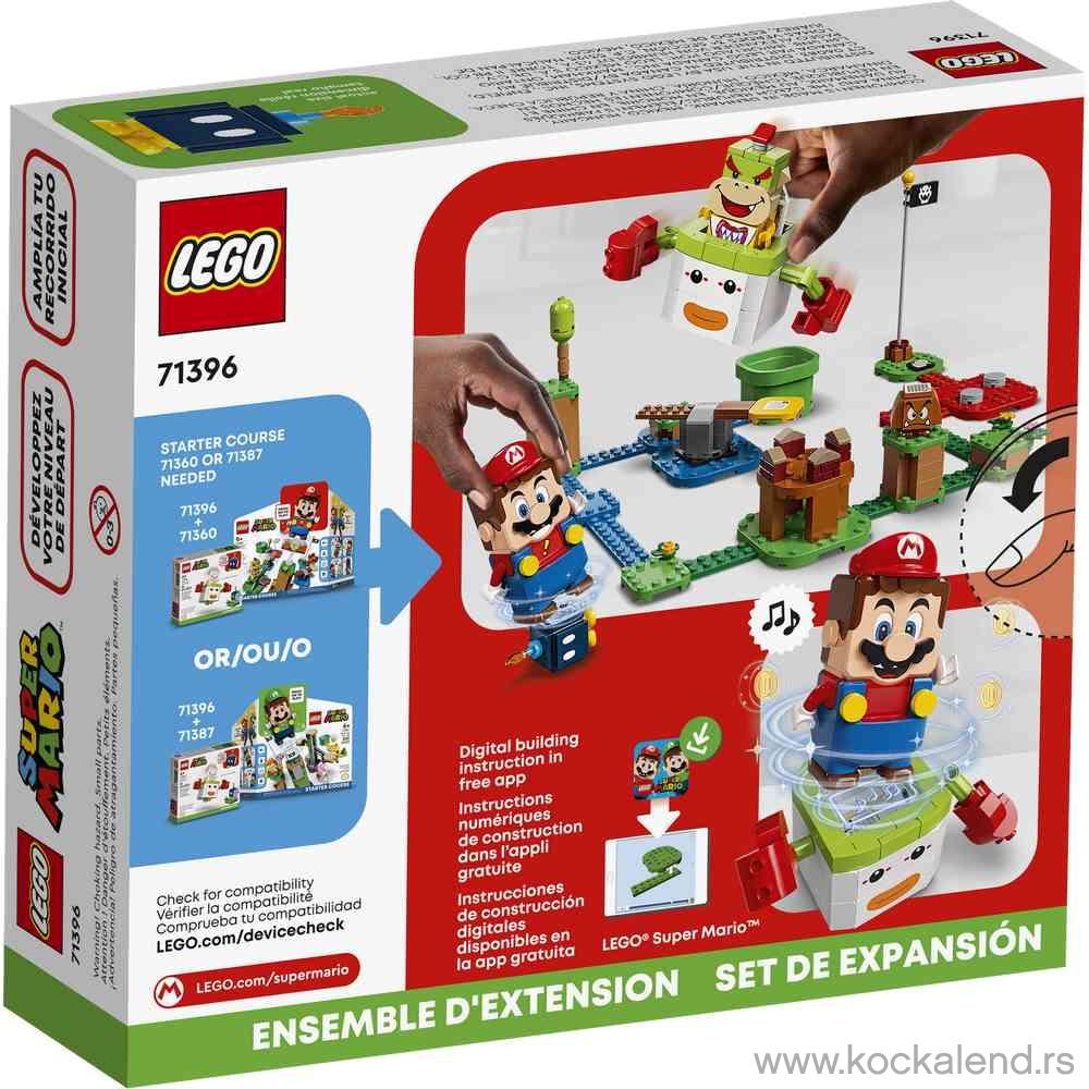 LEGO SUPER MARIO BOWSER JRS CLOWN CAR EXPANSION SET 