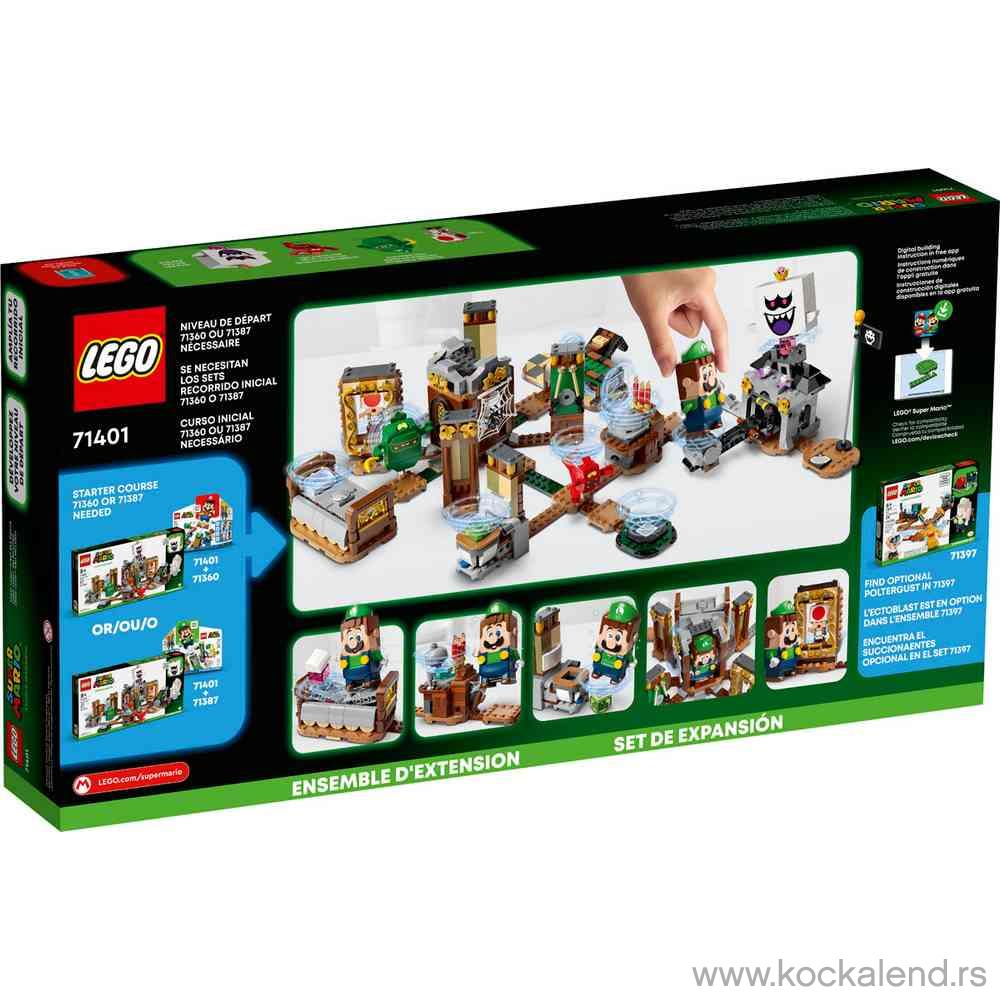 LEGO SUPER MARIO LUIGIS MANSION HAUNT-AND-SEEK EXPANSION SET 