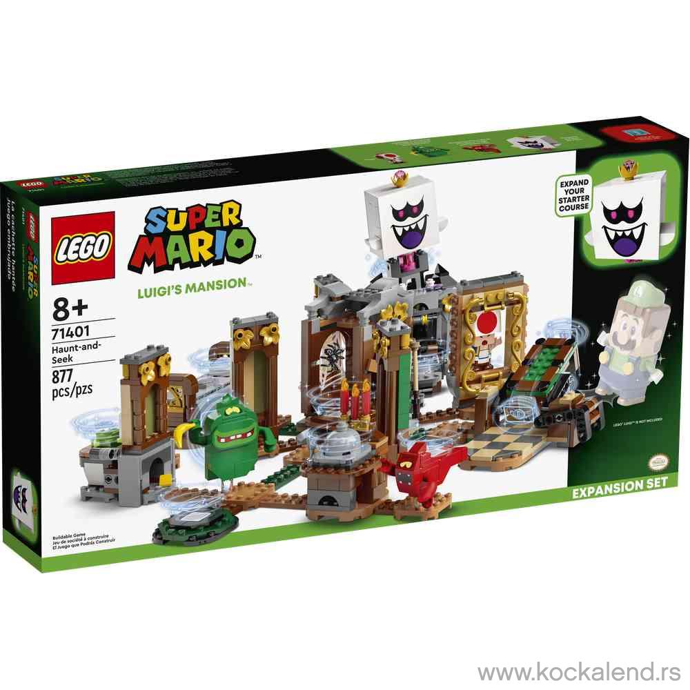 LEGO SUPER MARIO LUIGIS MANSION HAUNT-AND-SEEK EXPANSION SET 