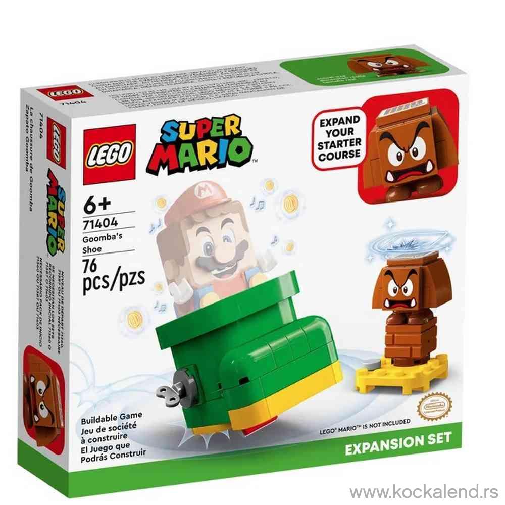 LEGO SUPER MARIO GOOMBAS SHOE EXPANSION SET 