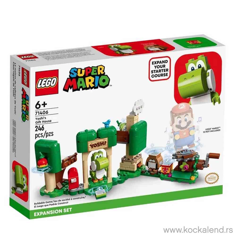 LEGO SUPER MARIO YOSHIS GIFT HOUSE EXPANSION SET  