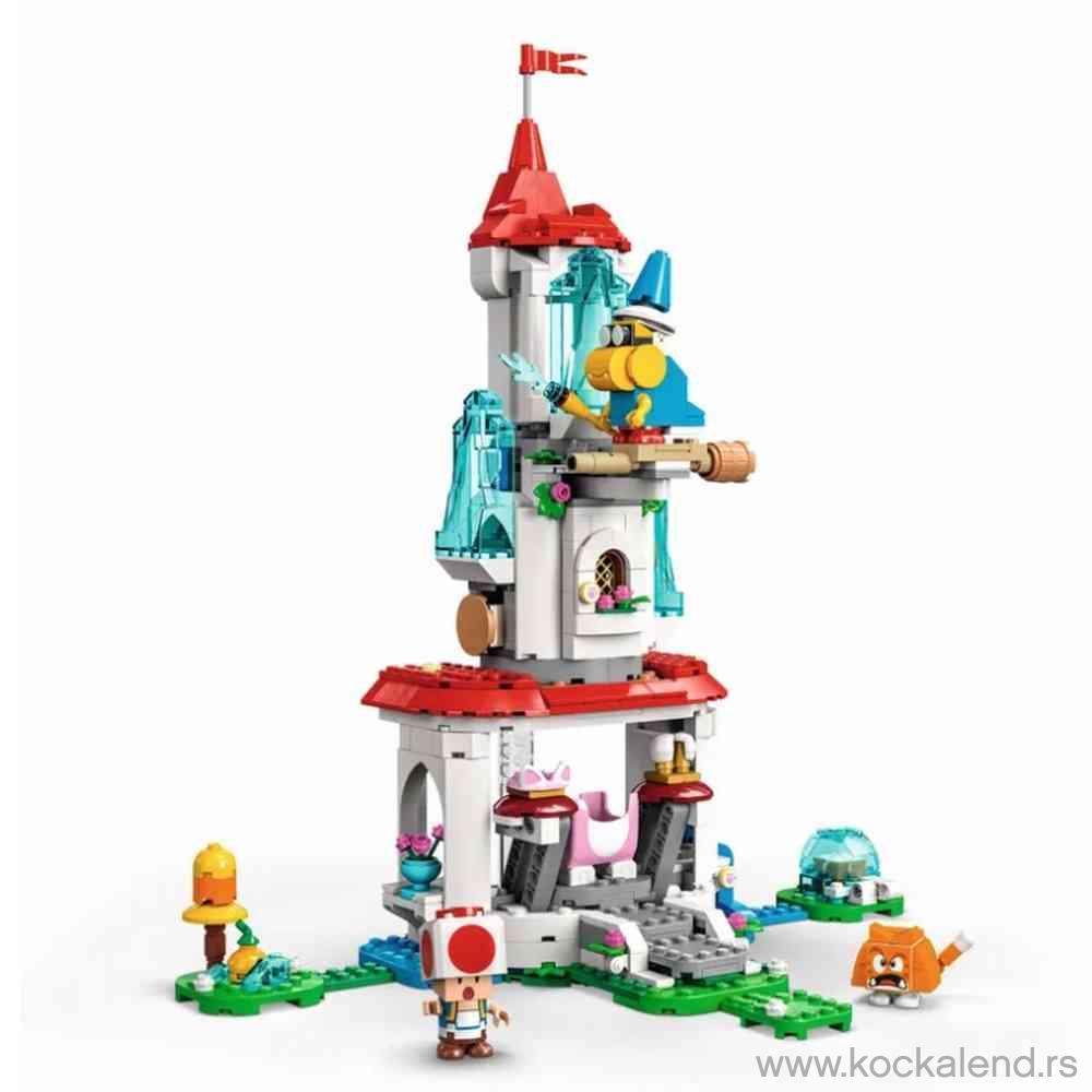 LEGO SUPER MARIO CAT PEACH SUIT AND FROZEN TOWER EXPANSION SET 