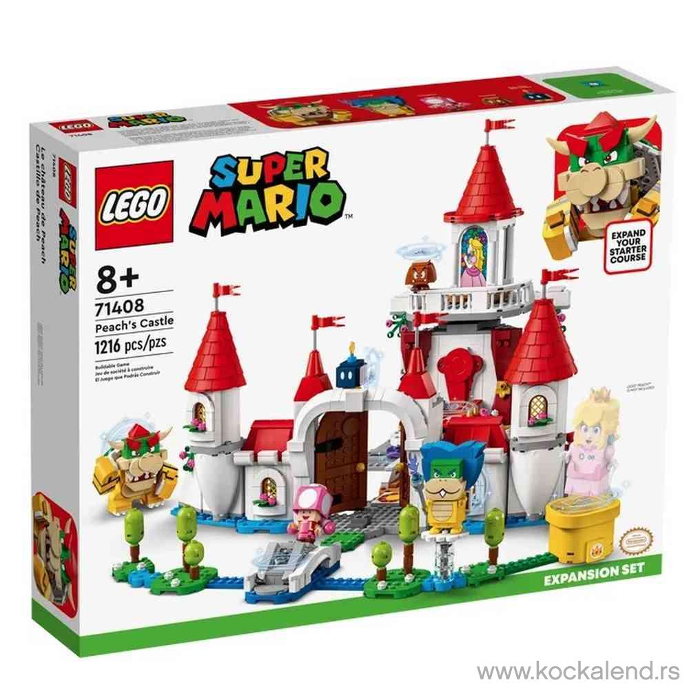 LEGO SUPER MARIO PEACHS CASTLE EXPANSION SET  