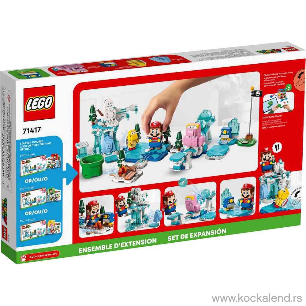 LEGO SUPER MARIO FLIPRUS SNOW ADVENTURE EXPANSION SET LE71417 Kockalend internet prodavnica