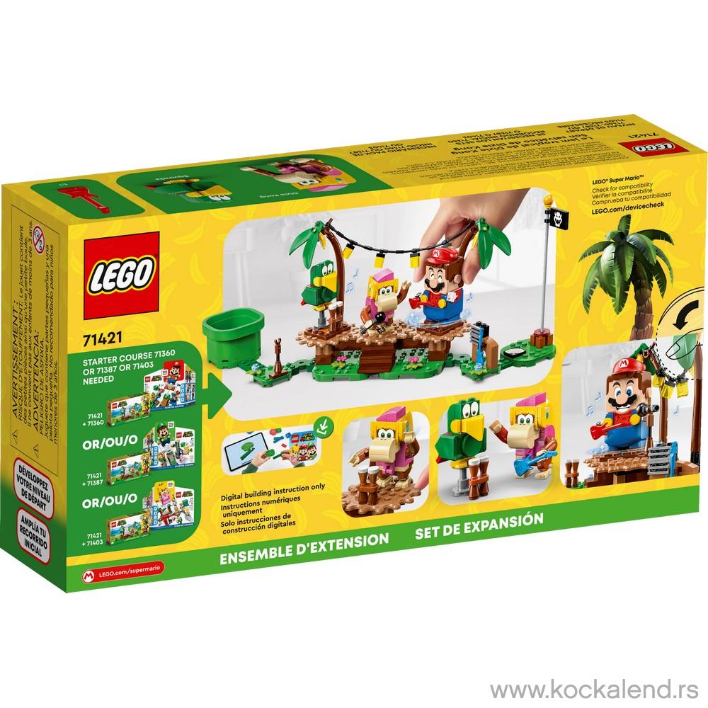 LEGO SUPER MARIO DIXIE KONGS JUNGLE JAM EXPANSION SET 