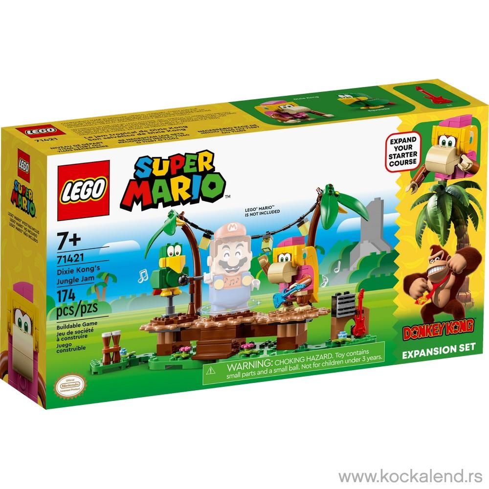 LEGO SUPER MARIO DIXIE KONGS JUNGLE JAM EXPANSION SET 