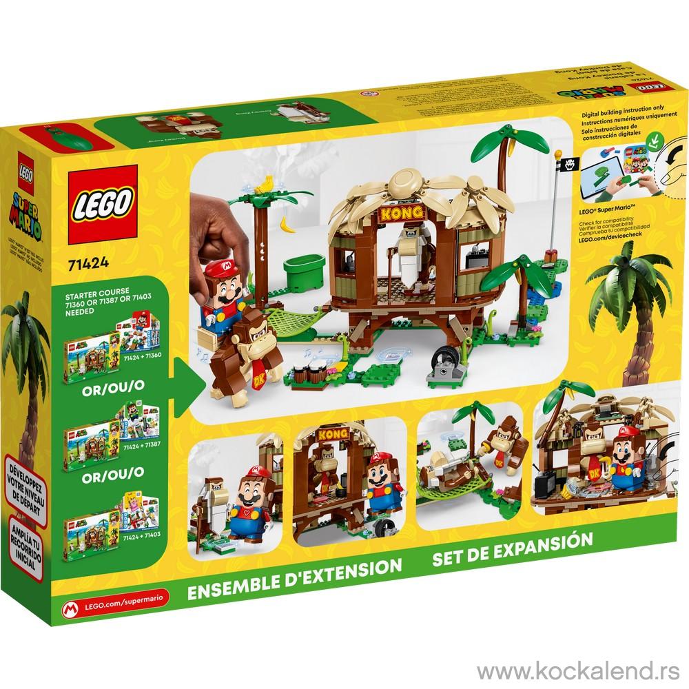 LEGO SUPER MARIO DONKEY KONGS TREE HOUSE EXPANSION SET 