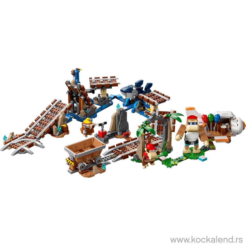 LEGO SUPER MARIO DIDDY KONGS MINE CART RIDE EXPANSION SET 